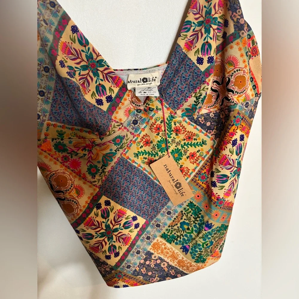 NATURAL LIFE Colorful Patchwork Tanktop - Picture 2 of 3